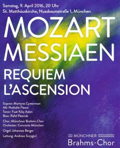 Plakat Mozart Requiem